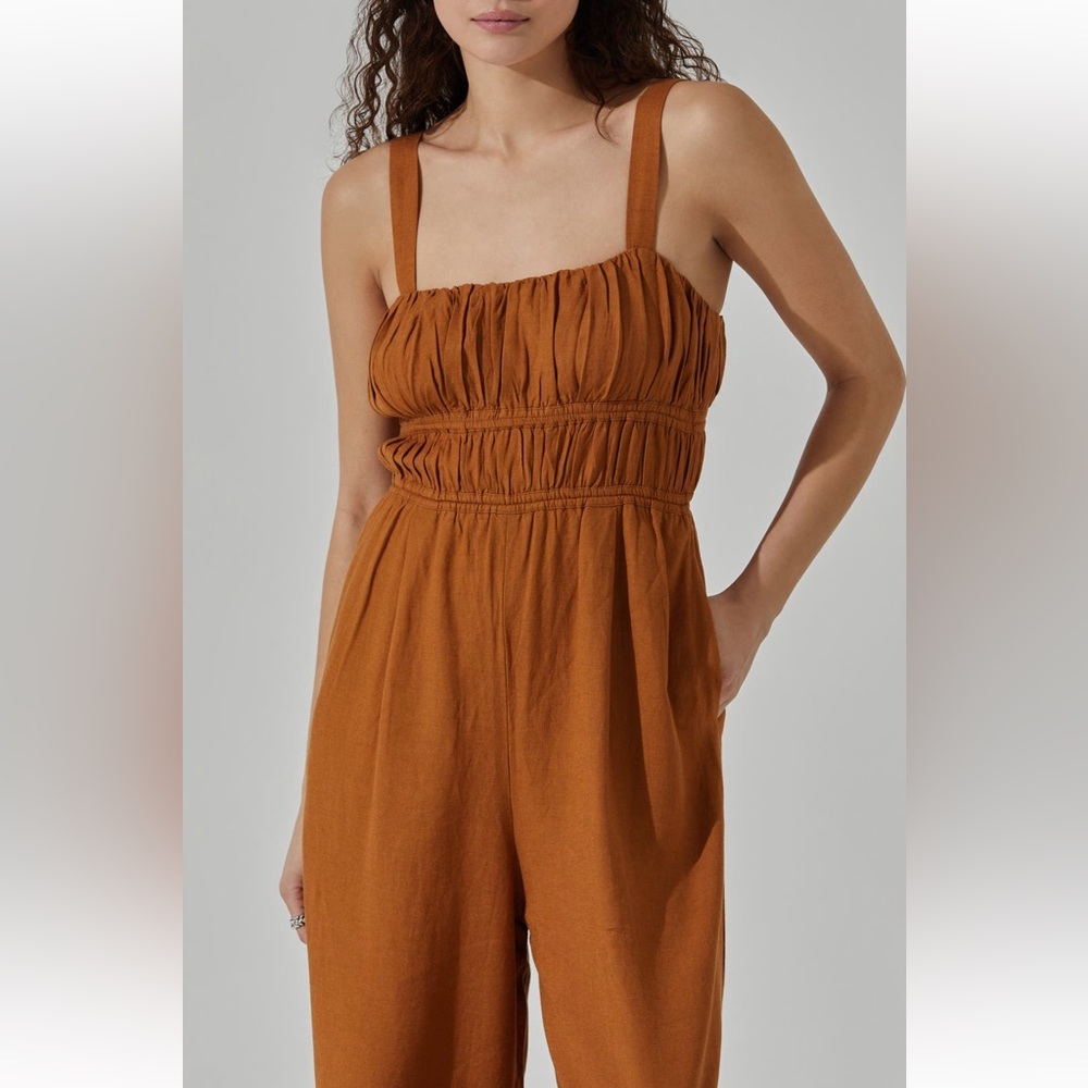 ASTR the label Women's Brown Jumpsuit